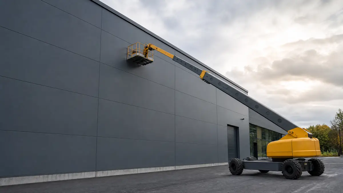 Articulating Boom Lifts jobsite access in Macon